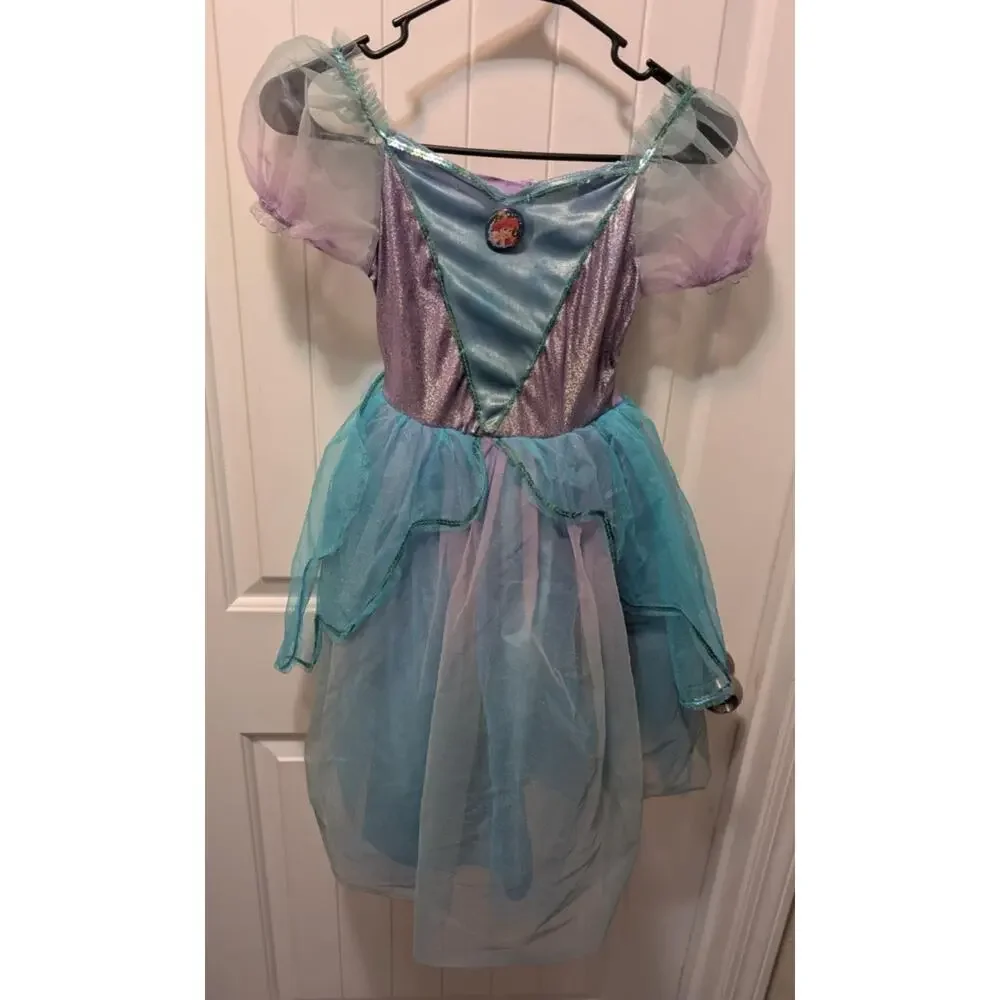 Disney Princess Ariel Halloween Costume Dress Size S (4-6) Little Mermaid - Picture 11 of 12